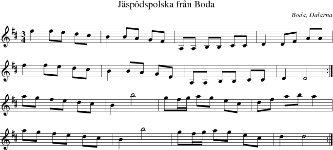 Jspdspolska frn Boda