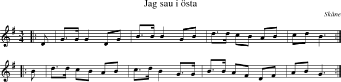 Jag sau i sta