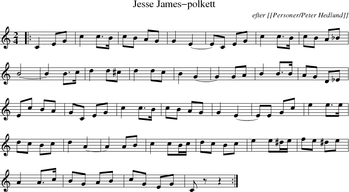 Jesse James-polkett