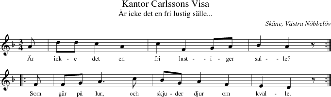 Kantor Carlssons Visa