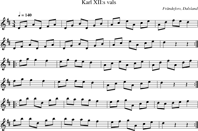 Karl XII:s vals