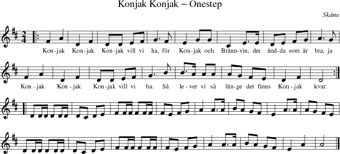 Konjak Konjak - Onestep