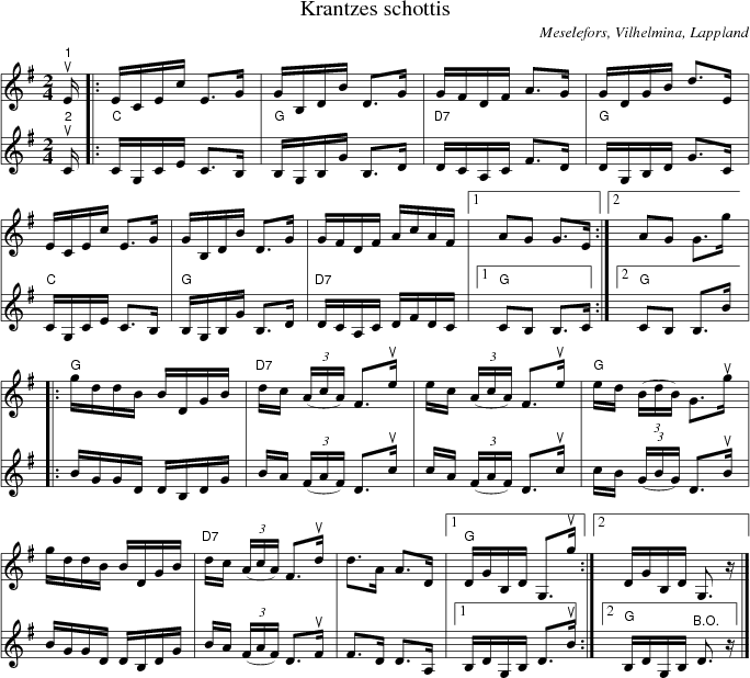 Krantzes schottis