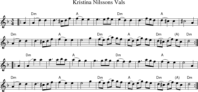 Kristina Nilssons Vals