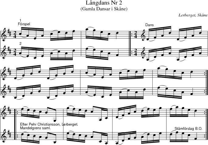 Lngdans Nr 2