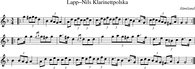 Lapp-Nils Klarinettpolska