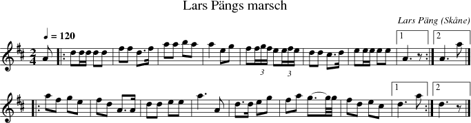 Lars P�ngs marsch