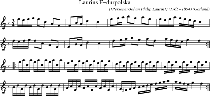 Laurins F-durpolska
