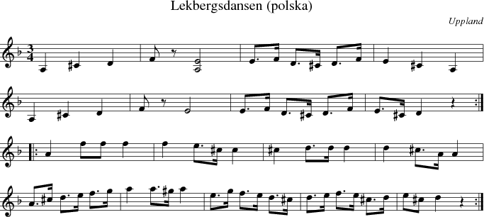 Lekbergsdansen (polska)