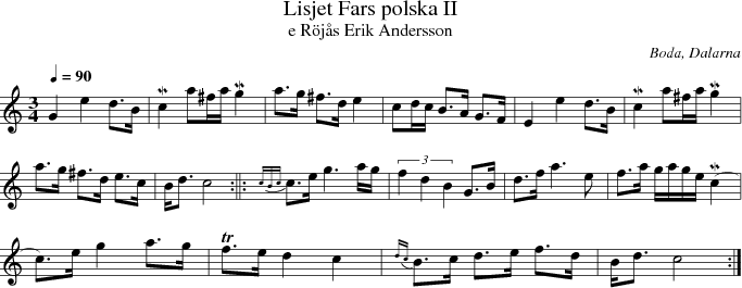 Lisjet Fars polska II