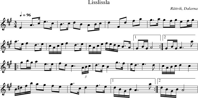 Lisslissla