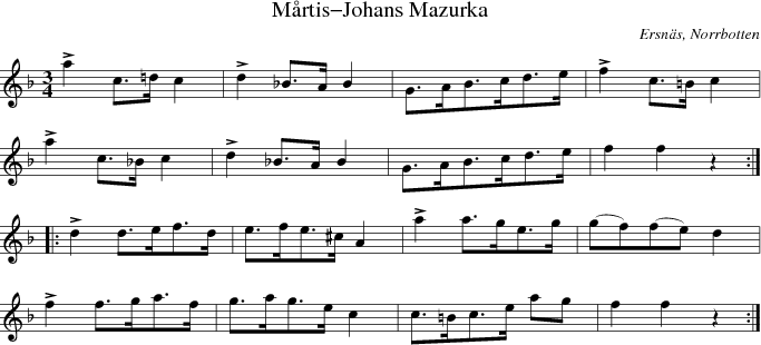 Mrtis-Johans Mazurka