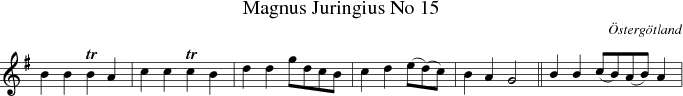 Magnus Juringius No 15