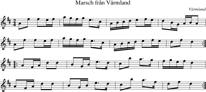 Marsch frn Vrmland