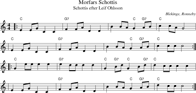 Morfars Schottis