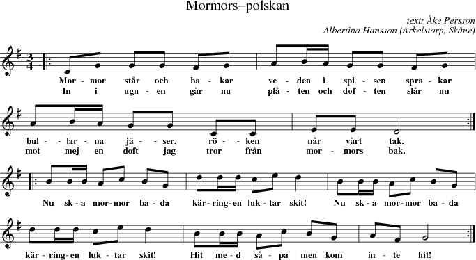 Mormors-polskan