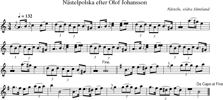 Nstelpolska efter Olof Johansson