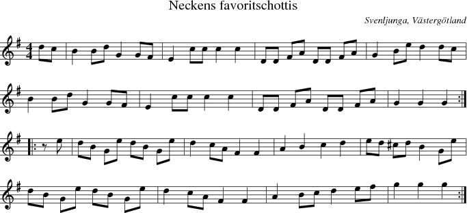 Neckens favoritschottis