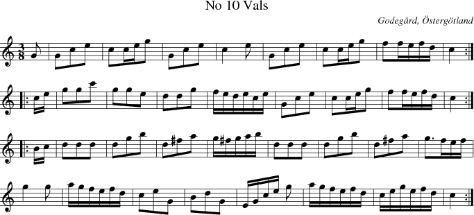No 10 Vals