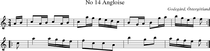No 14 Angloise