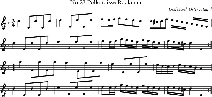 No 23 Pollonoisse Rockman