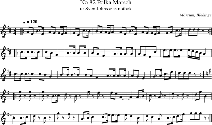 No 82 Polka Marsch