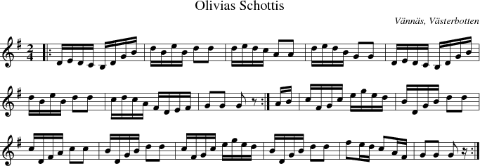 Olivias Schottis