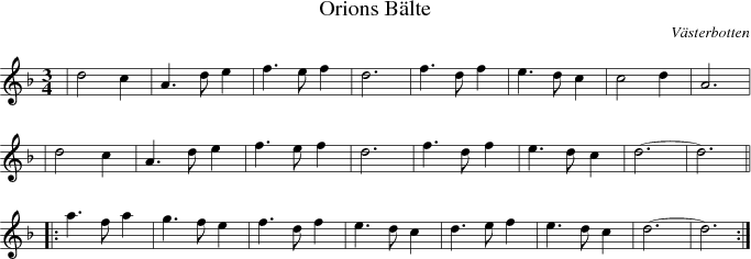 Orions B�lte
