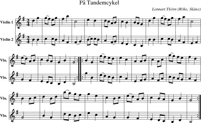 P Tandemcykel