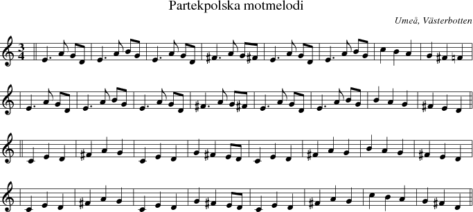 Partekpolska motmelodi