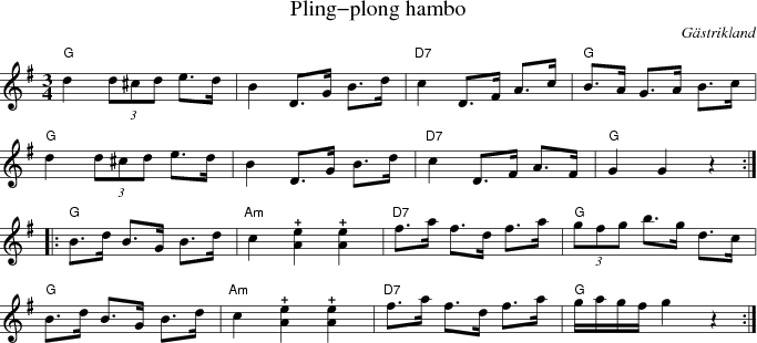 Pling-plong hambo