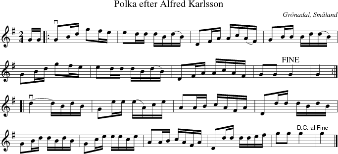 Polka efter Alfred Karlsson