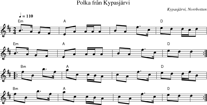 Polka fr�n Kypasj�rvi