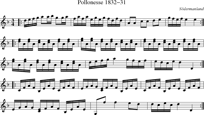Pollonesse 1832-31
