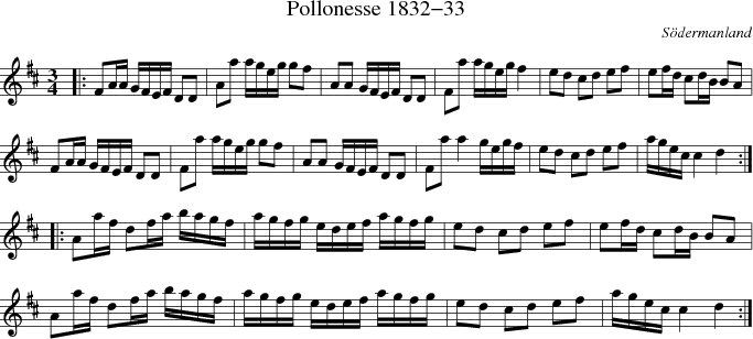 Pollonesse 1832-33