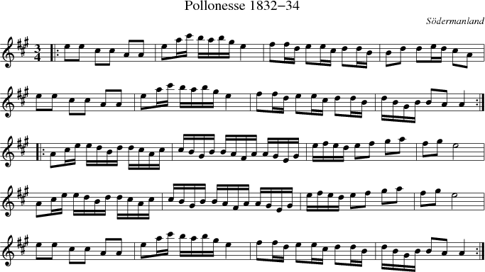 Pollonesse 1832-34