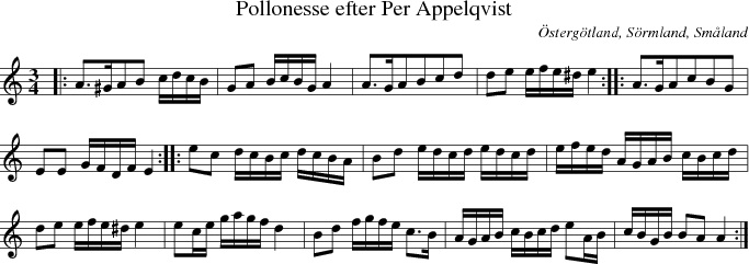 Pollonesse efter Per Appelqvist