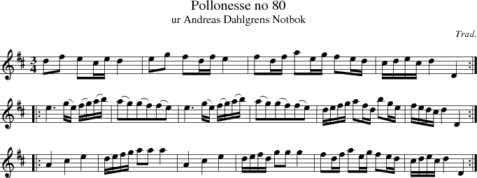 Pollonesse no 80