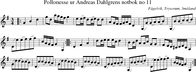 Pollonesse ur Andreas Dahlgrens notbok no 11