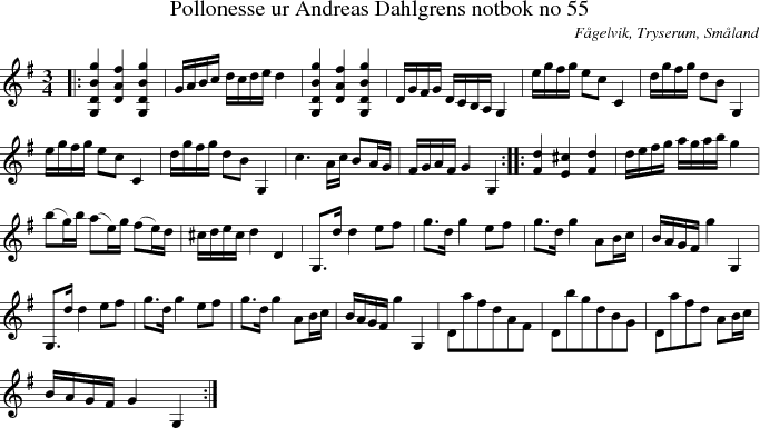 Pollonesse ur Andreas Dahlgrens notbok no 55