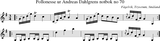 Pollonesse ur Andreas Dahlgrens notbok no 70