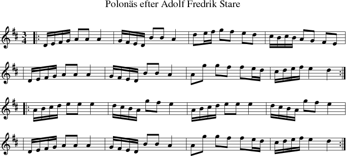 Polon�s efter Adolf Fredrik Stare