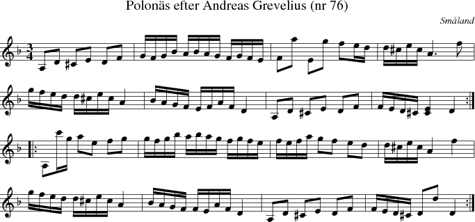 Polons efter Andreas Grevelius (nr 76)