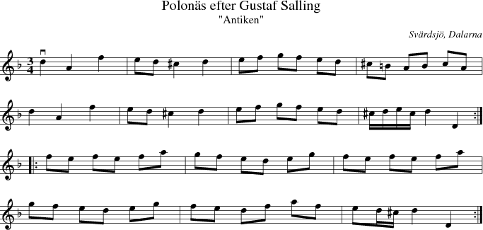 Polons efter Gustaf Salling