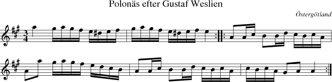 Polon�s efter Gustaf Weslien