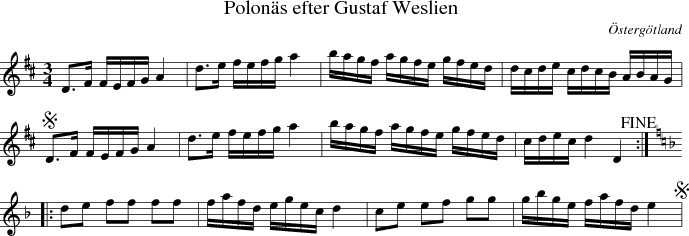 Polons efter Gustaf Weslien