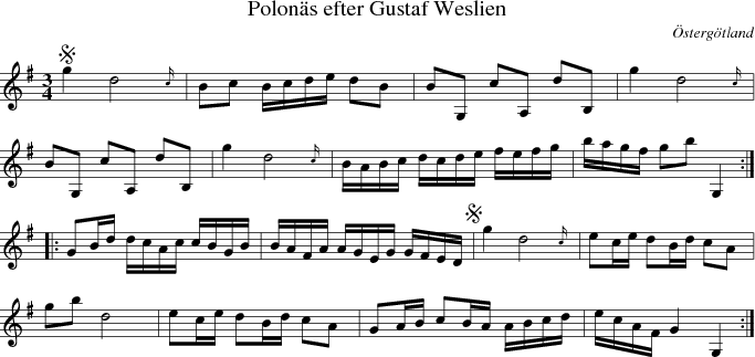 Polons efter Gustaf Weslien