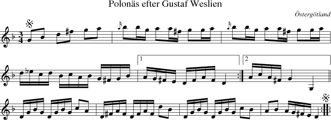 Polons efter Gustaf Weslien