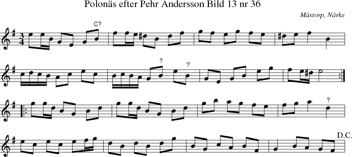 Polon�s efter Pehr Andersson Bild 13 nr 36