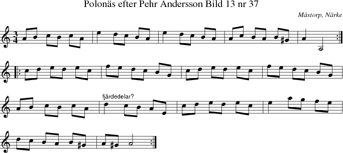 Polon�s efter Pehr Andersson Bild 13 nr 37